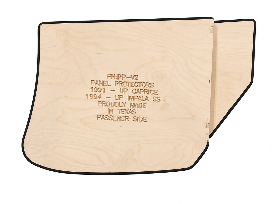 Trunk Quarter Panel Protectors WITH Molded TRUNK Carpet Kit