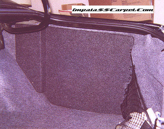 Trunk Quarter Panel Protectors WITH Molded TRUNK Carpet Kit