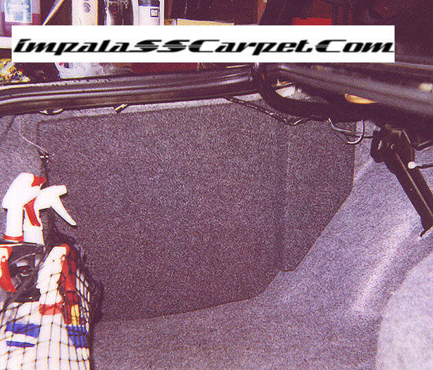 Trunk Quarter Panel Protectors WITH Molded TRUNK Carpet Kit