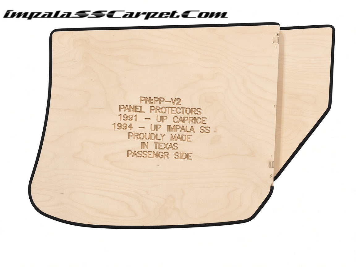 Trunk Quarter Panel Protectors WITH Molded TRUNK Carpet Kit